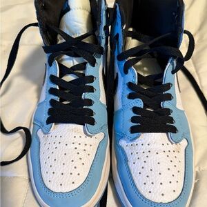 Nike Air Jordan Youth/Women's Sneakers - Blue and White